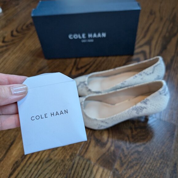 Cole Haan Vesta Pump 65mm, Ivory Roccia Print, 7.5 - Picture 3 of 8